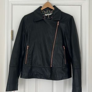 Ted Baker Leather Jacket. Women’s Size 4.